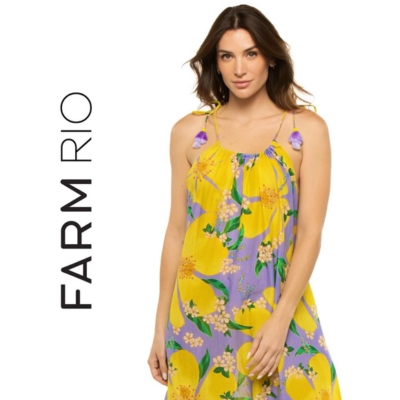 FARM Rio Pietra Cover Up Maxi Dress - Picture 3 of 16